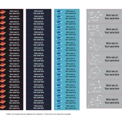 Essential Name Labels - Space