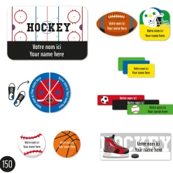 Essential Name Labels – Sports