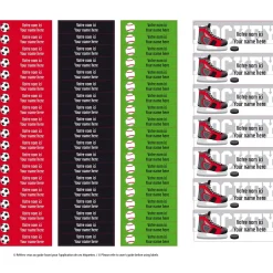 Essential Name Labels – Sports
