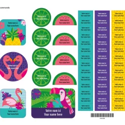 Essential Name Labels - Tropical