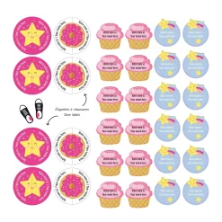 Essential Name Labels - Unicorn