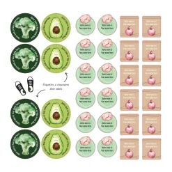 Essential Name Labels - Veggies