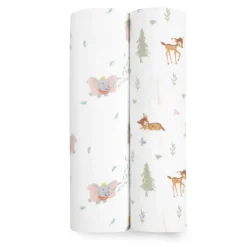 Essentials Cotton Muslin Swaddles 2 Pack - Disney™ Bambi / Dumbo