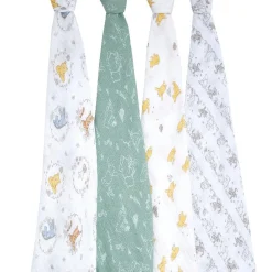 Essentials Cotton Muslin Swaddles 2 Pack - Disney™ (4) Winnie and Friends