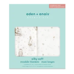 Essentials Silky Soft Muslin Swaddles 2 Pack - Nealing nature