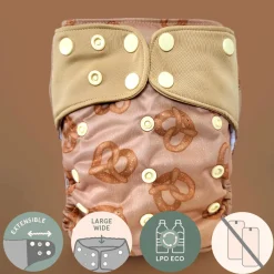 Evolution Washable Diaper - Pretzel