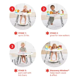 Explore and More Baby's View 3-Stage Activity Center
