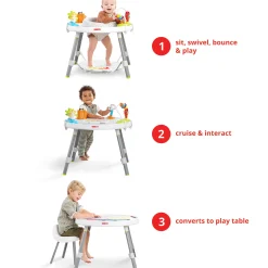 Explore and More Baby's View 3-Stage Activity Center