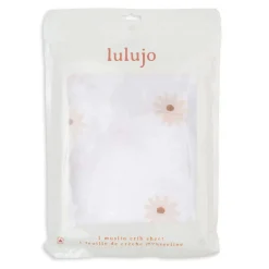 Fitted Crib Sheet - Daisies