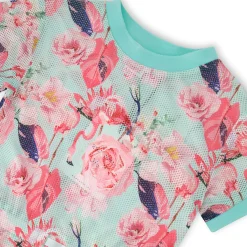 Flamingos Beach Dress 7-12