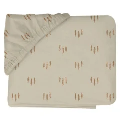 Flannel Crib Fitted Sheet - Pines