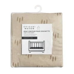 Flannel Crib Fitted Sheet - Pines