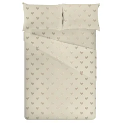 Flannel Double Sheet Set - Pines