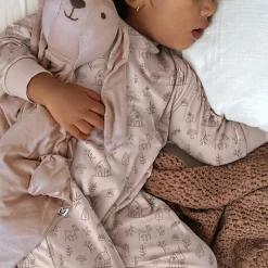 Fleece Jumpsuit 3-6m - Pink Forest Do-re-mi