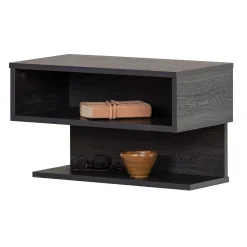 Floating Nightstand - Sazena Gray Oak