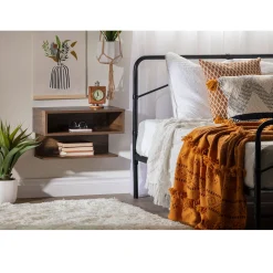 Floating Nightstand - Sazena Natural Walnut