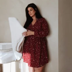 Floral AOP Maternity Dress