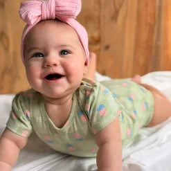 Floral Check Bodysuit 3-24m