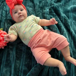 Floral Check Bodysuit 3-24m