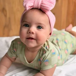 Floral Check Bodysuit 3-24m