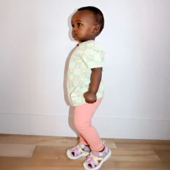 Floral Check T-shirt 2-8y