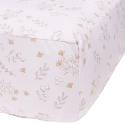 Floral Crib Fitted Sheet