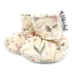 Floral Velux Slippers 0-6m