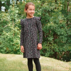 Flowers AOP Romance Dress 7-14