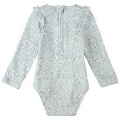 Flowers Long Sleeve UV Swimsuit 0-24m