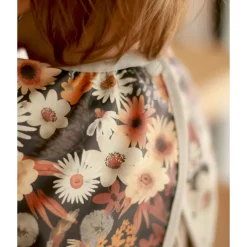 Flowers L/s Bib 0-36m