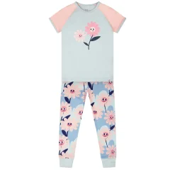 Flowers Pajama Set 7-10