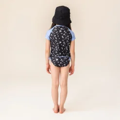 Flowers 2pc Uv Swimsuit 2-14