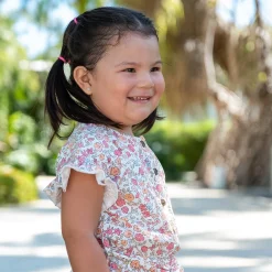 Flowers Pinnic Jumpsuit 2-8y