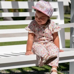 Flowers Pinnic Jumpsuit 2-8y