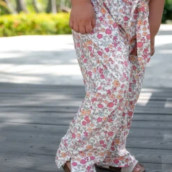 Flowers Pinnic Jumpsuit 2-8y