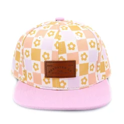 Flowers Plaid Snapback 6-24m