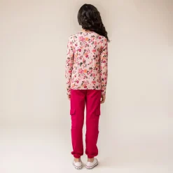 Flowers Printed T-shirt 2-12