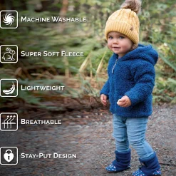 Flowers Stay-Put Booties 3-24m