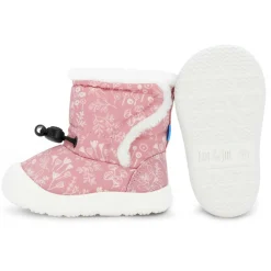 Flowers Stay-Put Booties 6-24m