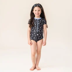 Flowers Uv Ss Swimsuit 2-14