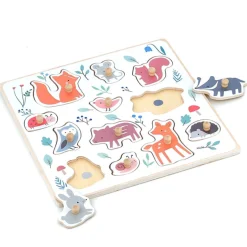 Forest Animals Peg Puzzle
