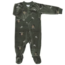 Forest Velvet Pajamas 0-24 months