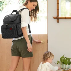 Forma Backpack Diaper Bag - Black