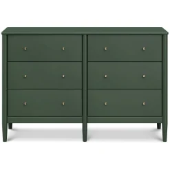 Frem 6-Drawer Dresser - Forest Green