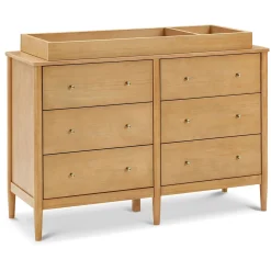 Frem 6-Drawer Dresser - Honey