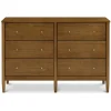 Frem 6-Drawer Dresser - Walnut