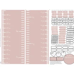 FRENCH Lux Modern Growth Chart - Pink