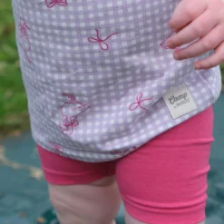 Fuchsia Solid Biker Short 2-8y