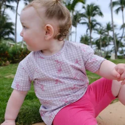 Fuchsia Solid Biker Short 2-8y