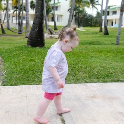 Fuchsia Solid Biker Short 2-8y